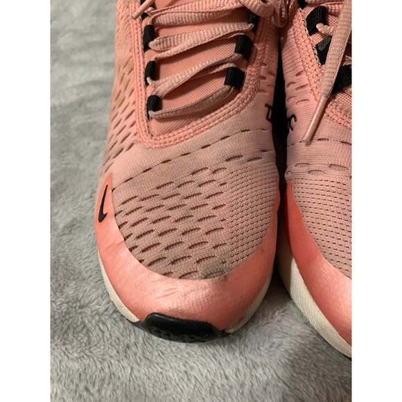 Nike Air Max 270 Kids Shoes Pink Black White Size 4.5Y Sneakers - Picture 9 of 14